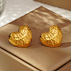 Stylish 304 Stainless Steel Heart Stud Earrings LS-TR6731-4