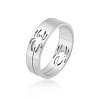 Hollow Out Spider 201 Stainless Steel Finger Rings FS-WG97E57-05-1