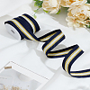 10 Yards Sparkle Polyester Glitter Ribbon OCOR-LP0003-25-1