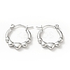 Non-Tarnish 304 Stainless Steel Heart Wrap Hoop Earrings for Women EJEW-G293-13P-1
