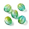 Painted Acrylic Beads OACR-Z010-03B-1
