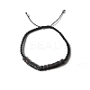 Coconut & Non-magnetic Synthetic Hematite Braided Bead Bracelet BJEW-PH01415-07-1