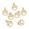 Ion Plating(IP) 304 Stainless Steel Pet Charms STAS-I164-049G-1