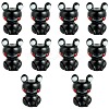 10Pcs Handmade Bumpy Lampwork Beads LAMP-SZ0001-66B-1