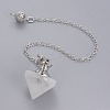 Natural Quartz Crystal Cone Dowsing Pendulums G-G771-D010-2