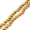 Electroplate Synthetic Non-magnetic Hematite Beads G-I317-03A-1
