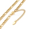 Natural Howlite Donut Pendant Necklace NJEW-JN03815-05-6