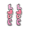Printed Wood Pendants WOOD-T032-04I-1