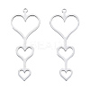 Non-Tarnish 201 Stainless Steel Pendants STAS-N090-LA967-1-1
