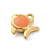 304 Stainless Steel Enamel Pendants STAS-B085-38G-02-2