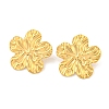 Ion Plating(IP) 304 Stainless Steel Stud Earrings for Women EJEW-A111-06G-2