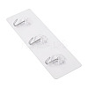 Self-adhesive Acrylic Wall Hook Hangers AJEW-TADJ0001-09A-02-2