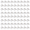 500Pcs Iron Crimp Beads Covers IFIN-ME0001-23A-1