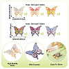 12Pcs 6 Styles Alloy Enamel Pendants FIND-TA0008-21-4