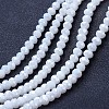 Electroplate Glass Beads Strands EGLA-A044-P2mm-B01-1
