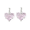 Brass Micro Pave Cubic Zirconia Charms KK-L208-03P-04-2
