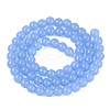 Imitation Jade Glass Beads Strands GLAA-T032-J6mm-08-3