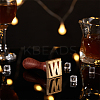 1Pc Golden Tone Brass Stamp Head DIY-OC0004-49W-5