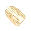 Oval 304 Stainless Steel Chunky Cuff Rings LS-RJEW-S626-05G-2