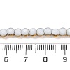 Electroplate Glass Beads Strands EGLA-A040-01C-4