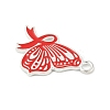 No To Drugs Red Awareness Ribbon Theme Alloy Enamel Pendants LS-ENAM-C026-02F-S-2