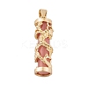 Synthetic Luminous Stone Column Pendants FIND-C058-01G-04-1