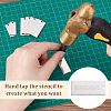 BENECREAT DIY Stamping Blank Tag Keychain Making Kit DIY-BC0009-42-3