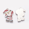 Alloy Enamel Pendants EAP017Y-2