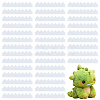 16 Bags Felt Craft Dinosaur Teeth DOLL-FG0001-06-1