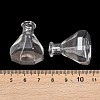 Transparent Glass Beads Containers GLAA-G123-03-4