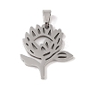 Non-Tarnish 201 Stainless Steel Pendants STAS-A094-21P-1