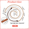 Zinc Alloy Curb Chain Crossbody Bag Straps DIY-WH0430-124A-2