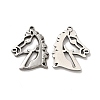 Non-Tarnish 304 Stainless Steel Pendants STAS-Q001-32P-1