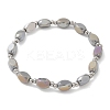 304 Stainless Steel Beads Stretch Breacelets for Women BJEW-M054-01P-03-2