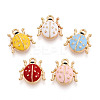 Alloy Enamel Charms ENAM-N064-06KCG-1