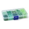 DIY Flat Round & Heart Acrylic & Glass Seed Beads Jewelry Making Findings Kits DIY-FS0006-43C-5