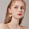 4 Pairs 4 Colors Acrylic Heart Lollipop Dangle Earrings EJEW-FI0001-14-5
