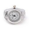 201 Stainless Steel Stretch Watchband Finger Ring Watches LS-WACH-G018-03P-01-1