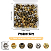 180Pcs 3 Colors Tibetan Style Zinc Alloy European Beads FIND-CA0006-27-2