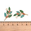 Golden Plated Alloy Enamel Pendants ENAM-Z017-03G-3