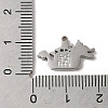 Non-Tarnish 304 Stainless Steel Pendants STAS-L022-327P-3