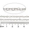 304 Stainless Steel Heart Link Chains CHS-A016-33P-A-2