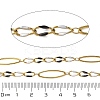 304 Stainless Steel Enamel Link Chains CHS-U003-01G-10-2