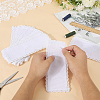 10Pcs Linen Aida Cloth Bookmarks for Cross Stitch Making DIY-CY0001-77-3