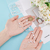 2Pcs Alloy Curb Chains Anklets AJEW-GA0007-85S-3