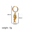 304 Stainless Steel Hoop Dangle Earrings WG37D9E-07-1