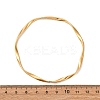 3Pcs 3 Colors 304 Stainless Steel Twisted Bangles Sets for Women BJEW-L610-27M-6