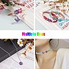 Spray Painted Zinc Alloy Slide Charms ALRI-WH0005-13X-6
