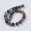 Natural Indian Agate Beads Strands X-G-G515-8mm-05-2