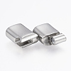 304 Stainless Steel Magnetic Clasps X-STAS-F130-92P-2